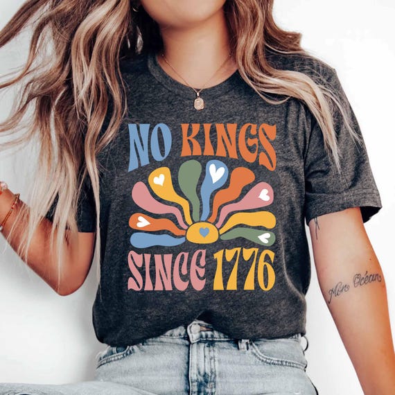 No Kings Since 1776 Shirt, No Kings In America Shirt, No Faux King Way 86 47 Shirt, No Kings Shirt, Anti Trump Shirt, Democracy Shirt
