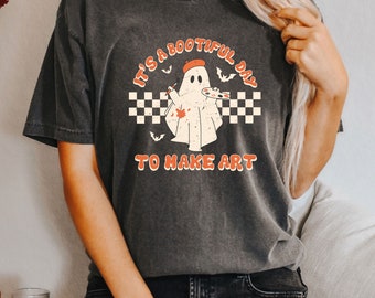 È un giorno ricco per creare camicie d&#39;arte, camicie per insegnanti d&#39;arte, t-shirt per insegnanti d&#39;arte, magliette per insegnanti d&#39;arte, regali per insegnanti d&#39;arte, regali di Halloween
