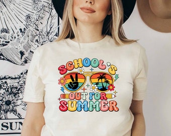 School's Out For Summer Shirt, Summer Break Shirt, Teacher Summer Shirt, Teacher Off Duty Shirt, Happy Last Day Of School Shirt For Teacher