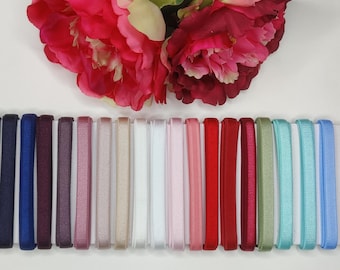 10 mm Bra Strap Elastic | Satin Lingerie Strap for Bra Making, Bralettes & Underwear Sewing