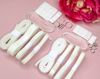 Haberdashery sewing kit for sewing bras in milk/ivory/ecru /Bra notions IDbhkwx7