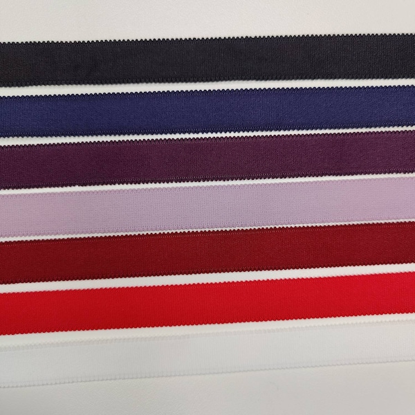 20 mm BH-Trägerband schwarz, weiß, blau, plum, Flieder/sea fog, dunkelrot, rot  IDbhkwx7