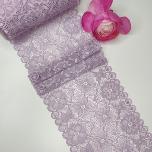 elastic lace lilac, price per 1/2 meter IDsx4