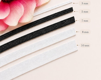 Varillas de corsé Rigilene por metro – varillas de ballena de plástico de 3, 5, 7, 8 y 10 mm para corsés y bustiers