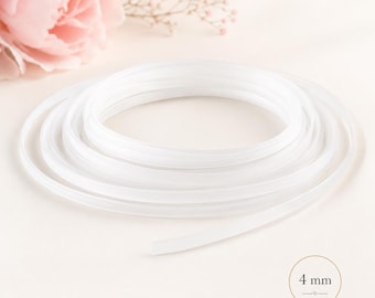 4 mm Plastic Bra Boning by the Meter – Flexible Boning Tape for Bralettes, Corsets, Bodysuits & Swimwear