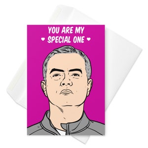 Cartão de dia dos namorados de José Mourinho, treinador de futebol - 'Você é meu alguém especial'