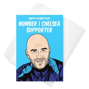 Cartão de felicitações do Dia dos Pais de Enzo Maresca, treinador do Chelsea Football Club