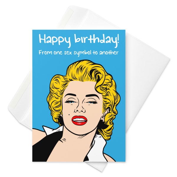 Marilyn Monroe Birthday Greeting card