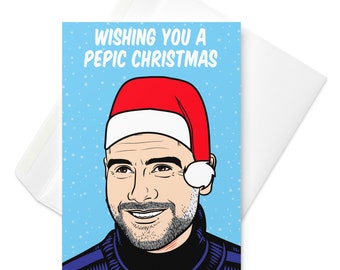 Pep Guardiola, Manchester City football club manager Christmas greeting card
