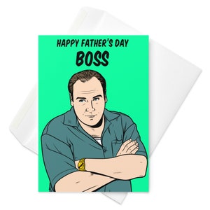 Vatertags-Grußkarte mit Tony Soprano (James Gandolfini) aus der TV-Serie Die Sopranos - Alles Gute zum Vatertag