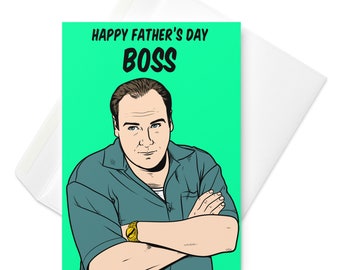 Tony Soprano Father's Day Card – Funny TV Boss Greeting
