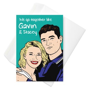 Gavin and Stacey valentine&#39;s day greeting card