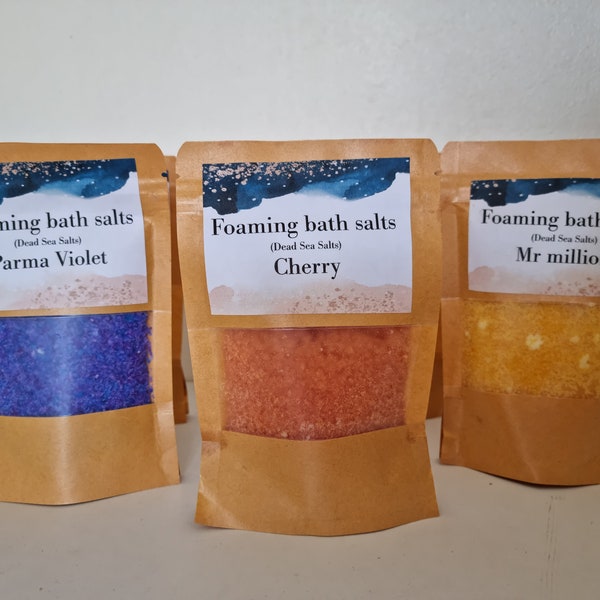 Foaming Bath salts