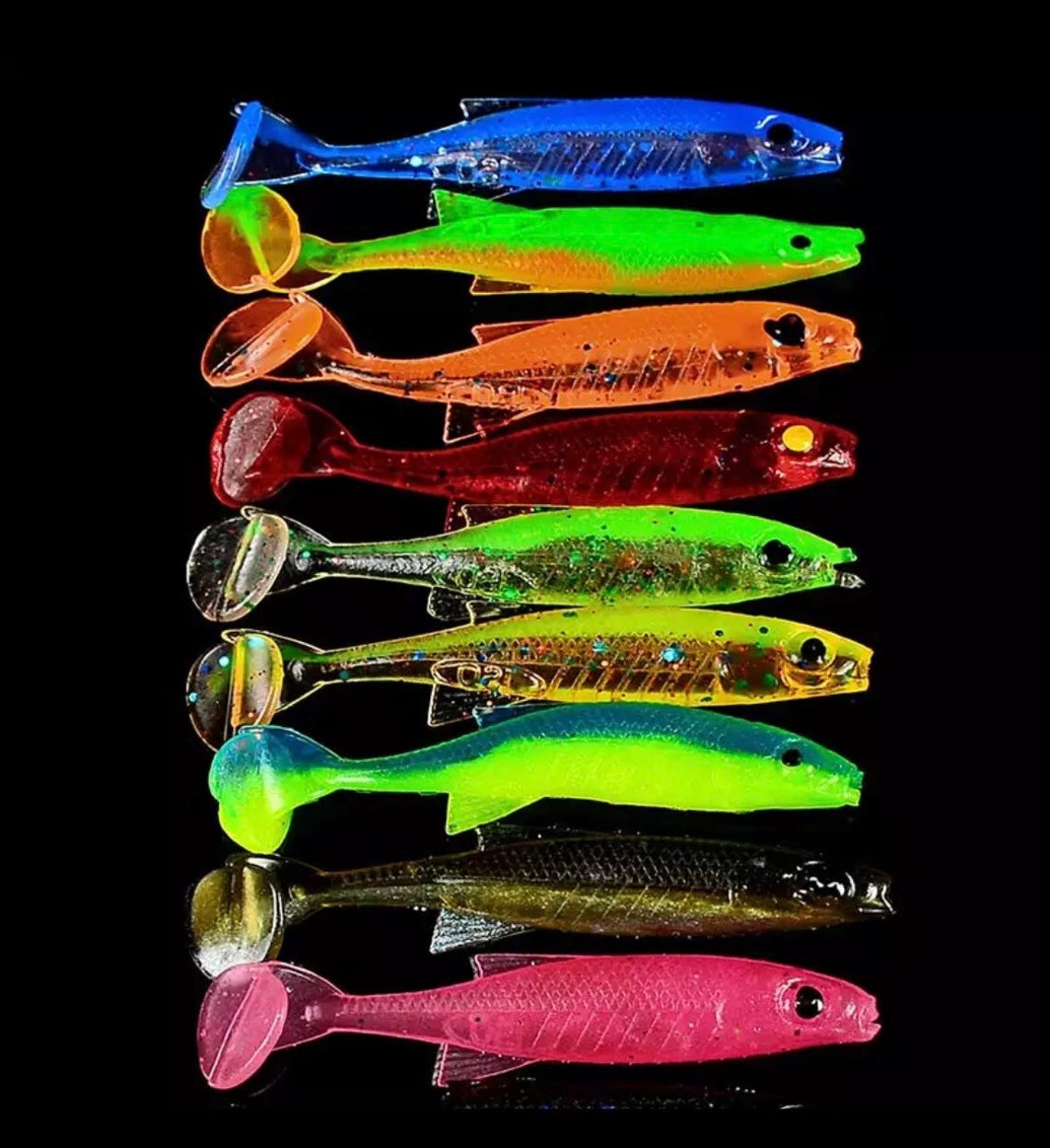 10pcs/lot Artificial Fishing Lure Soft Lure 2.5g/7cm Shad Carp Etsy