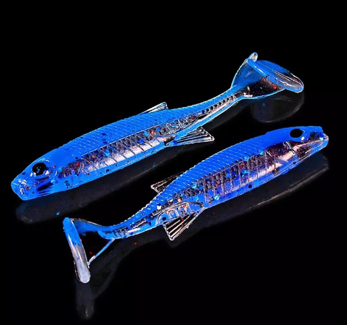 10pcs/lot Artificial Fishing Lure Soft Lure 2.5g/7cm Shad Carp Etsy