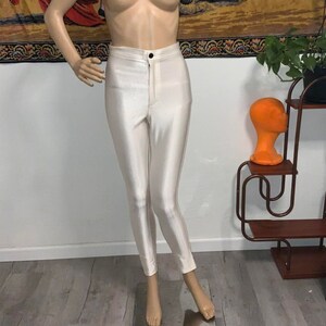 White disco pants sales