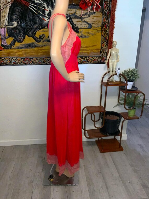 Vintage Luxite by Kayser Sheer Nightgown - image 4