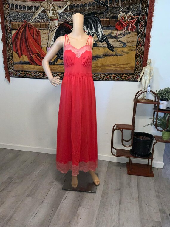 Vintage Luxite by Kayser Sheer Nightgown - image 2