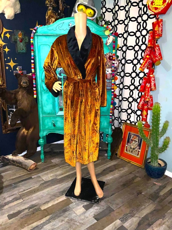 Vintage Paisley Evelyn Pearson Lounging Robe - image 1
