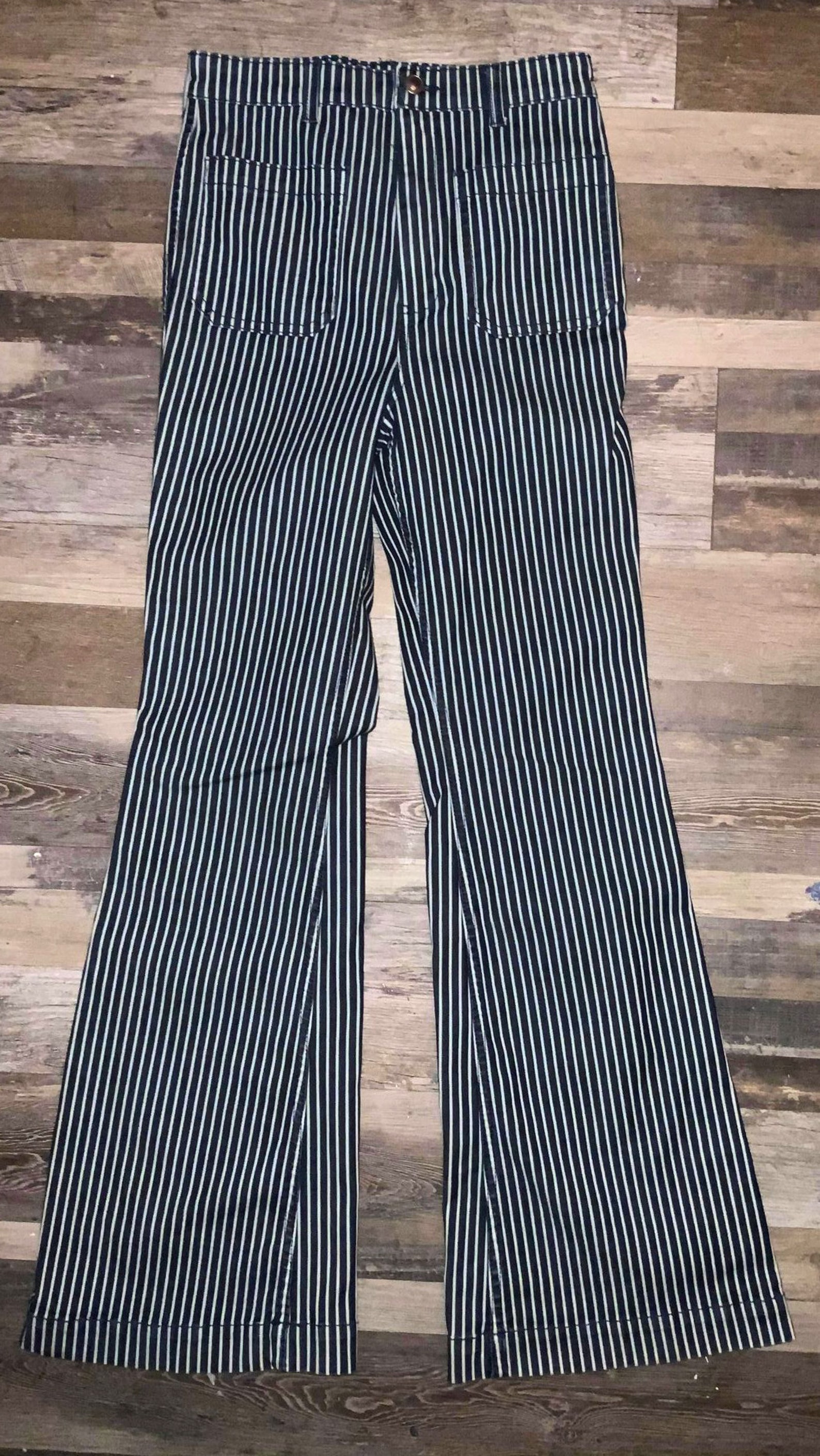 70s striped pants