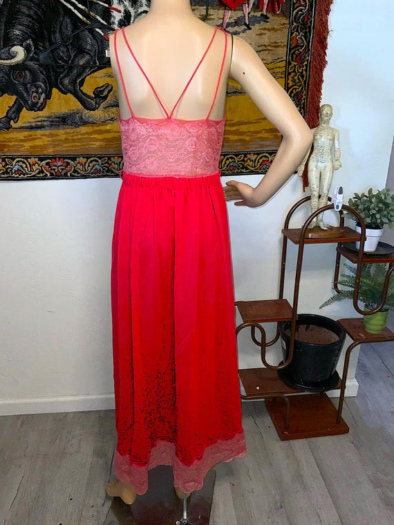 Vintage Luxite by Kayser Sheer Nightgown - image 5
