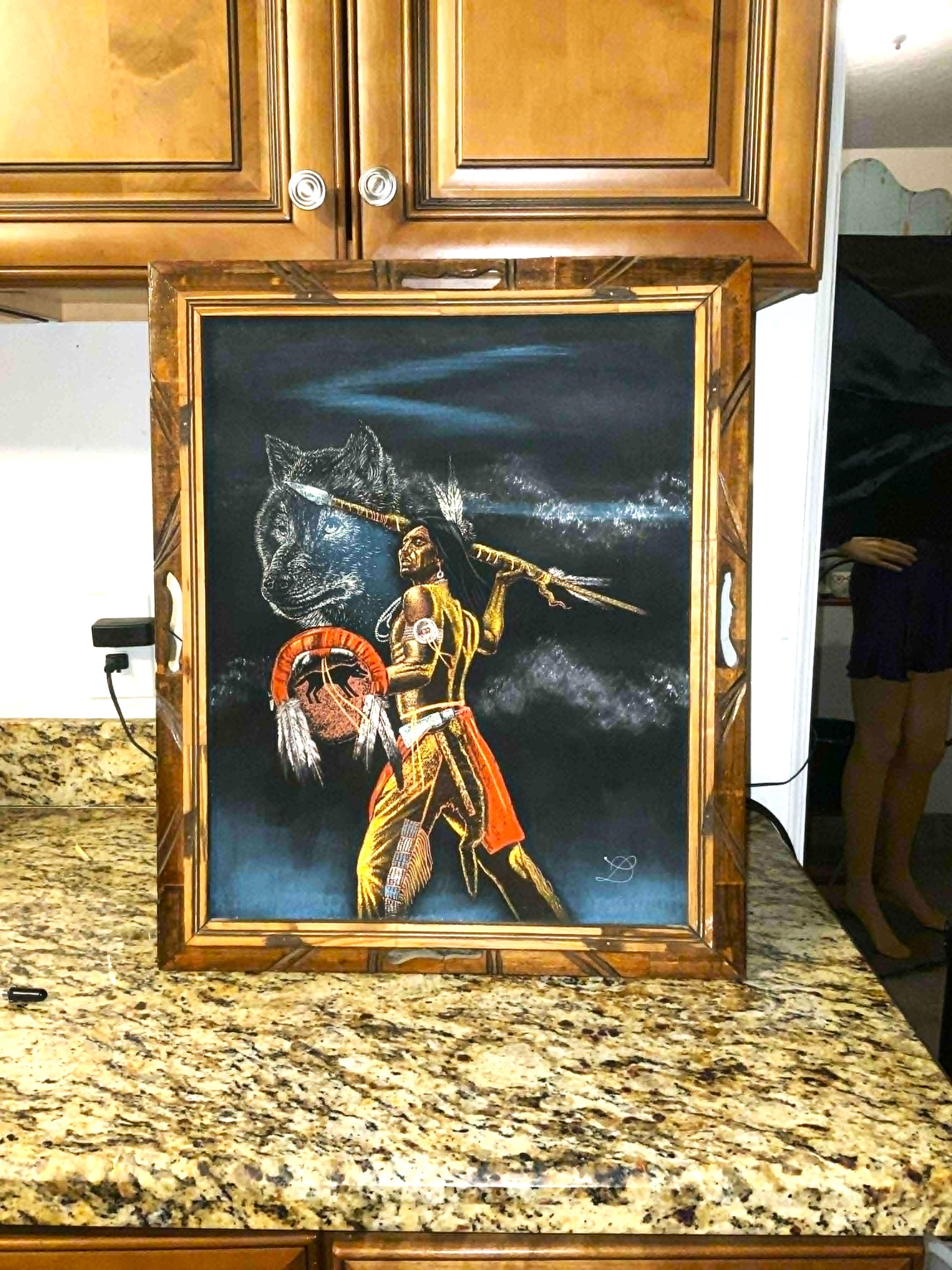Native America Velvet Painting - Etsy