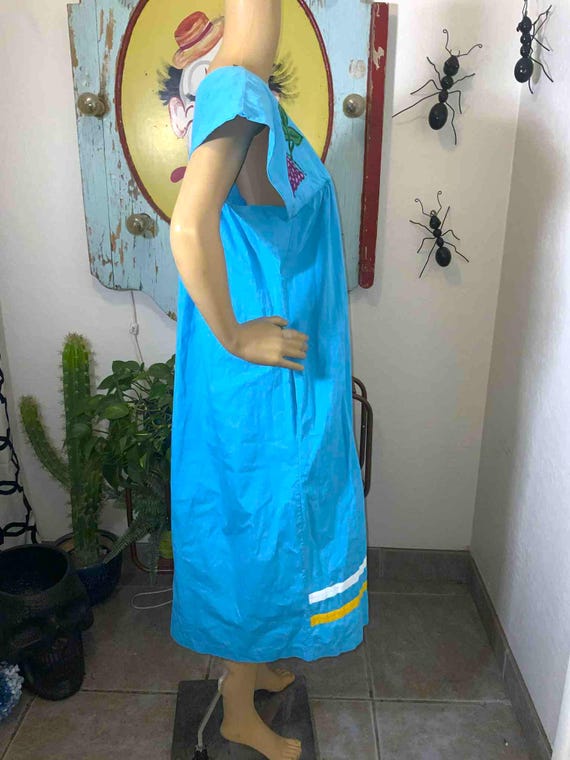 Vintage Mexican Novelty Tent Dress / Oaxaca Dress… - image 3