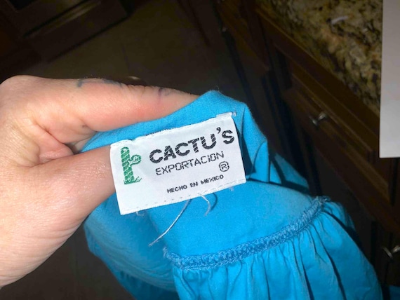 Vintage Mexican Novelty Tent Dress / Oaxaca Dress… - image 5