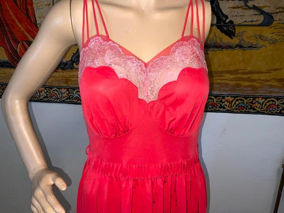 Vintage Luxite by Kayser Sheer Nightgown - image 3
