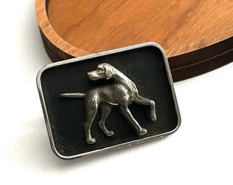 Vintage Pointer Dog Tie Clip, 1960s/70s Hickok, Hunter Gift