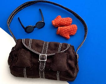 Silkstone Barbie Sunglasses, Tote & Mittens to SKIING VACATION BFMC 2004