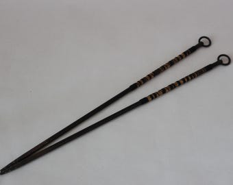 Vintage Japanese Cast Iron Chopstick / Tea Ceremony