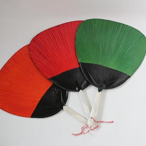 Vintage Japanese Portable Fan / Uchiwa / List For One
