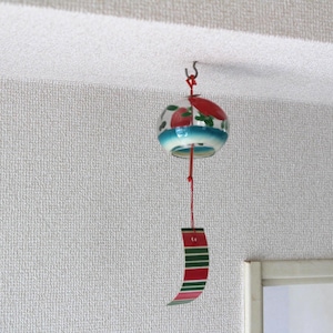 Vintage Japanese Glass Wind Chimes / Furin