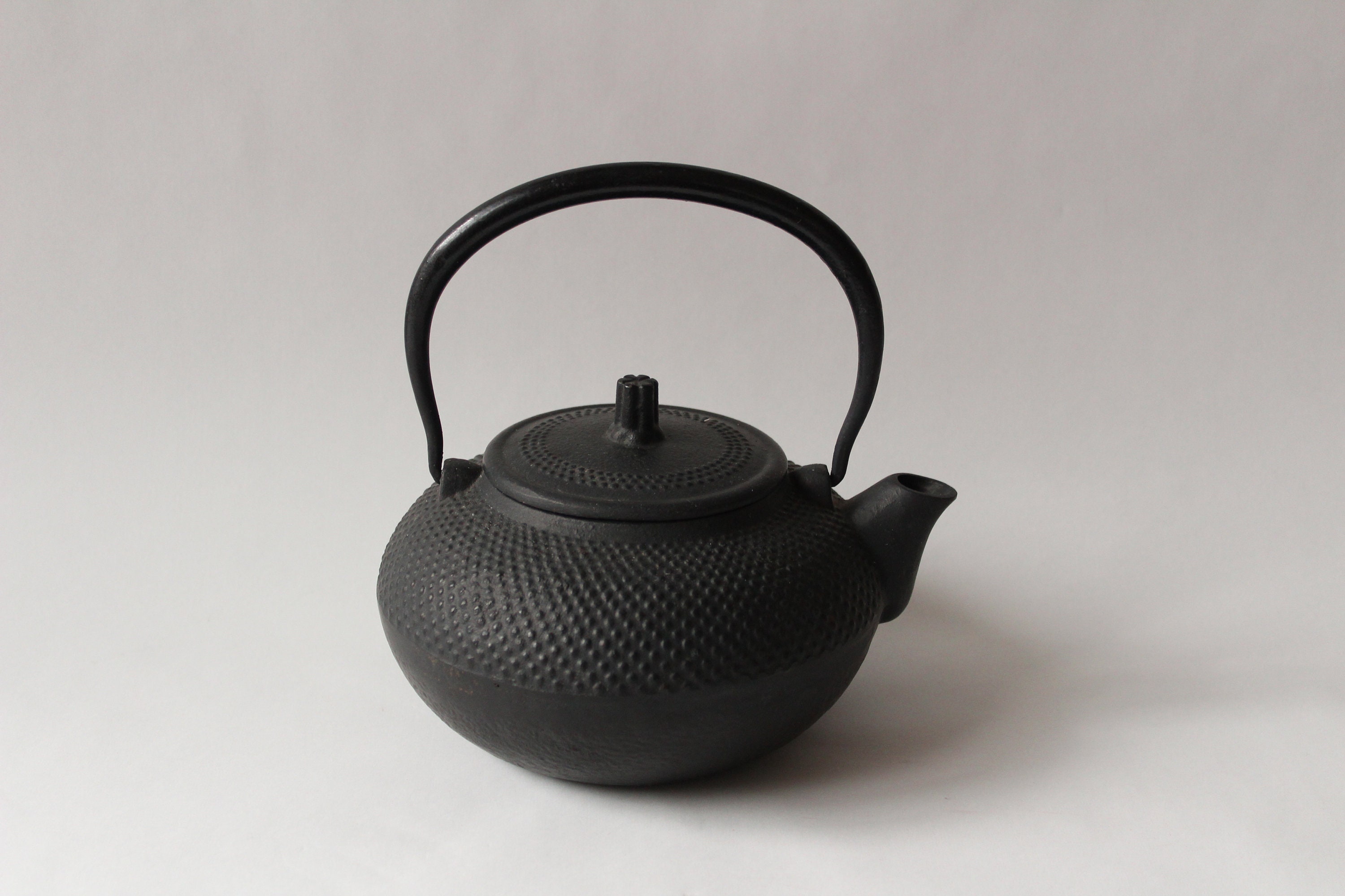 Vintage Japanese Cast Iron Kettle / Large Etsy
