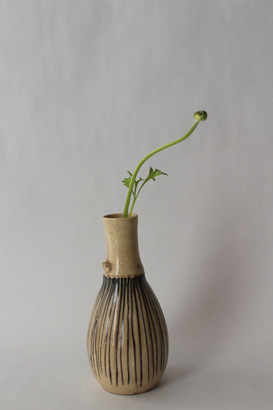 Vintage Japanese Sake Bottle vase Small / Etsy