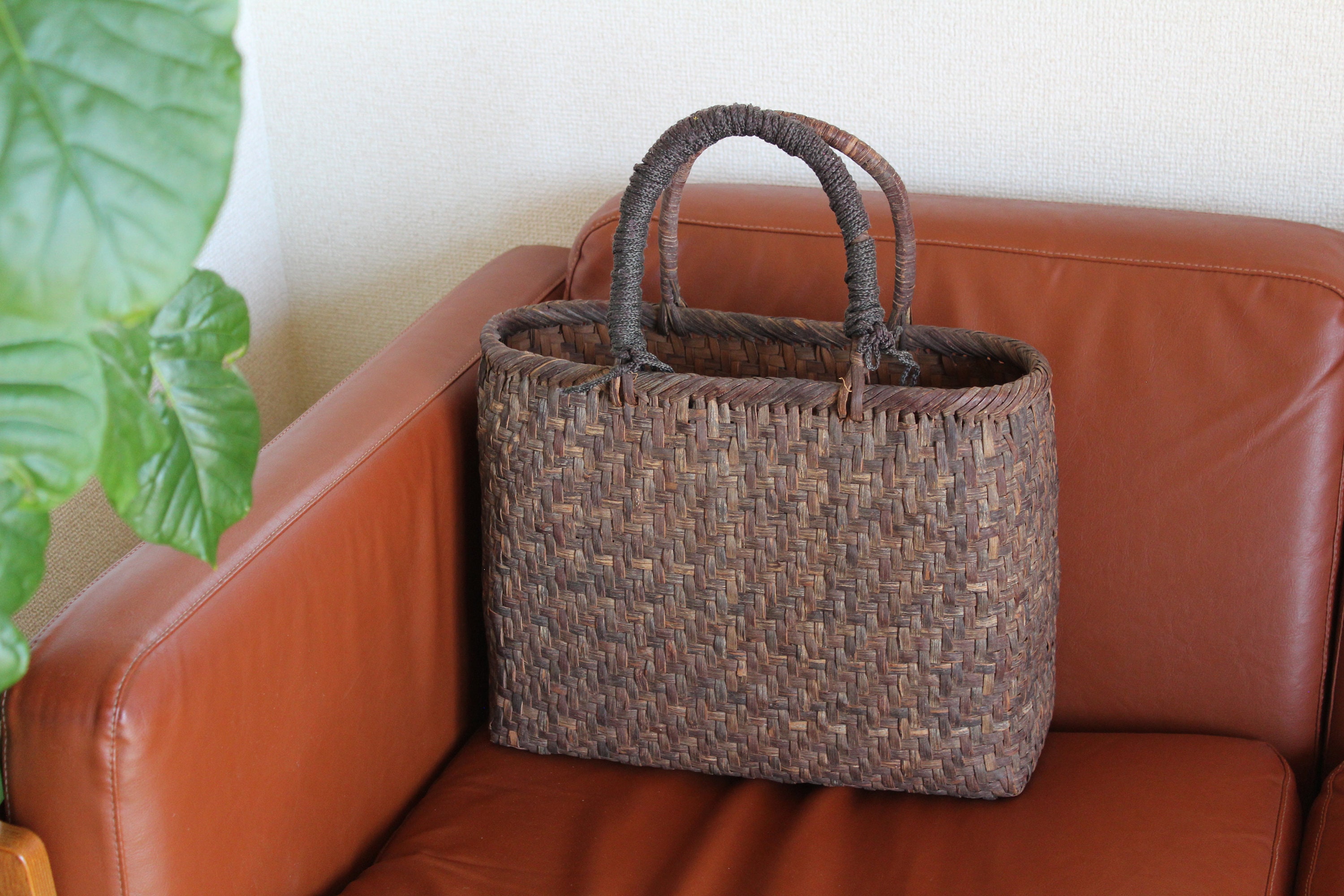 Vintage Jpanaese Wild Grape Vine Bag / Basket - Etsy