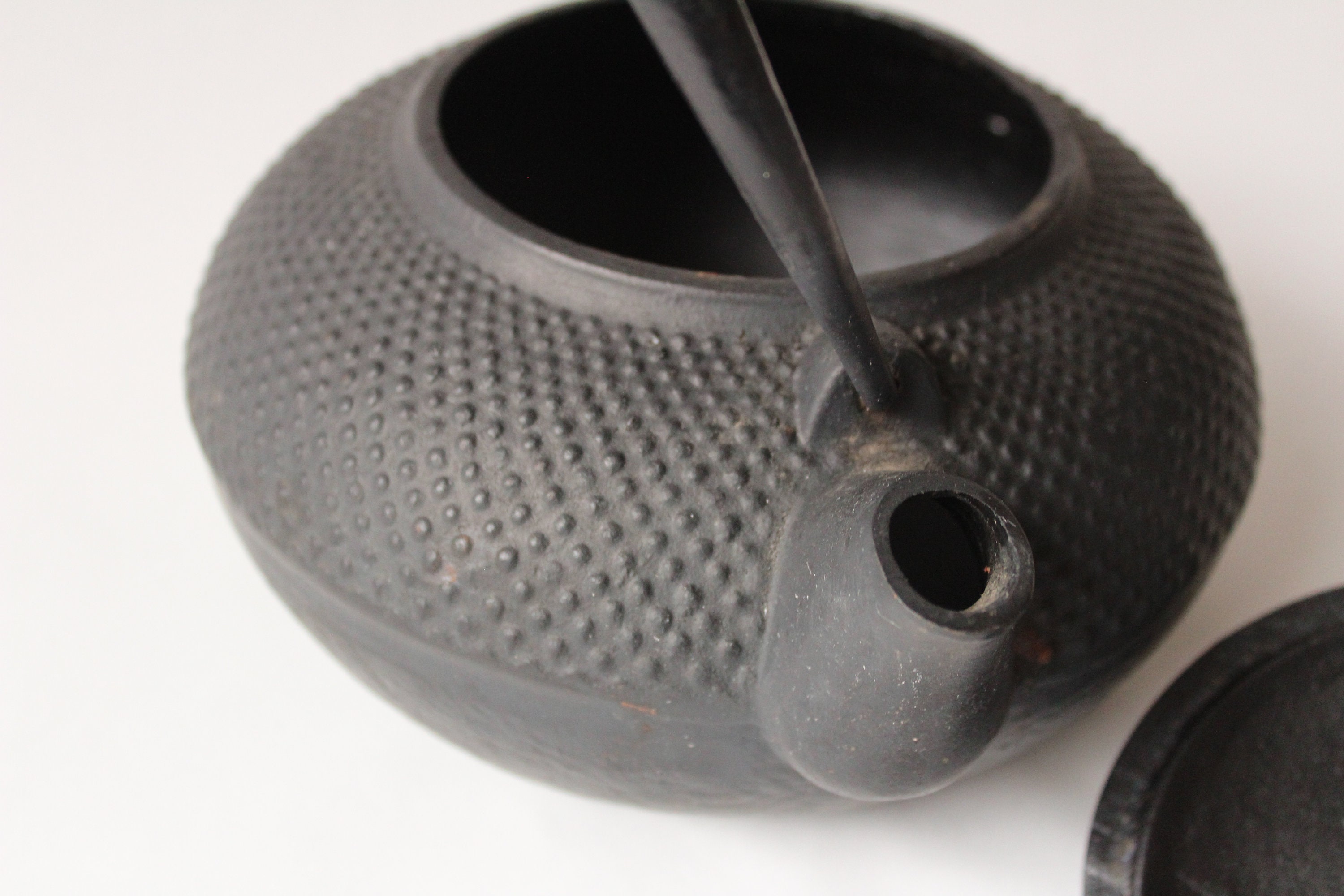 Vintage Japanese Cast Iron Kettle / Large Etsy