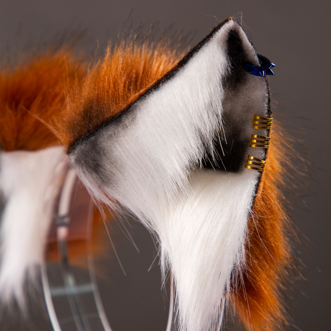 Red Fox Ears and Tail Set Wolf Ears and Tail Set Cat Ears and Etsy