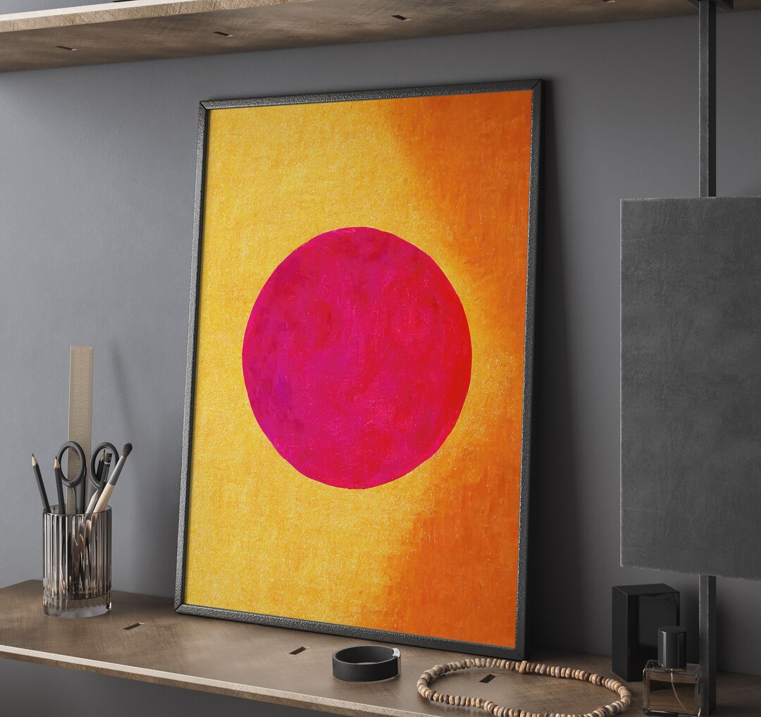 PRINTABLE Oil Painting Printable Art Handmade Home Décor, Extra Large