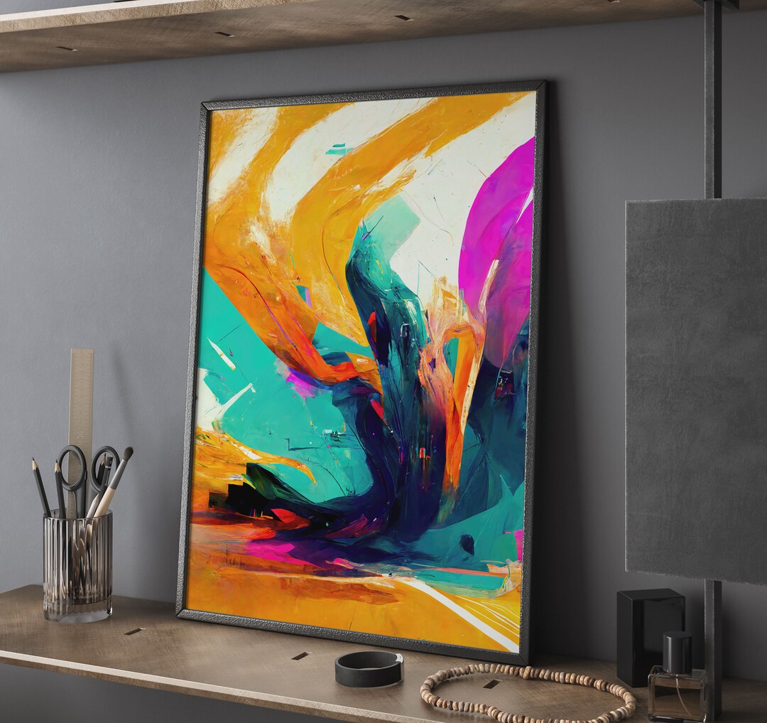 PRINTABLE | Oil Painting Printable Art: Handmade Home Décor, Extra ...