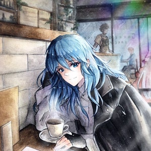 Fire Emblem Three Houses // FE3H // Byleth // Garreg Mach Cafe