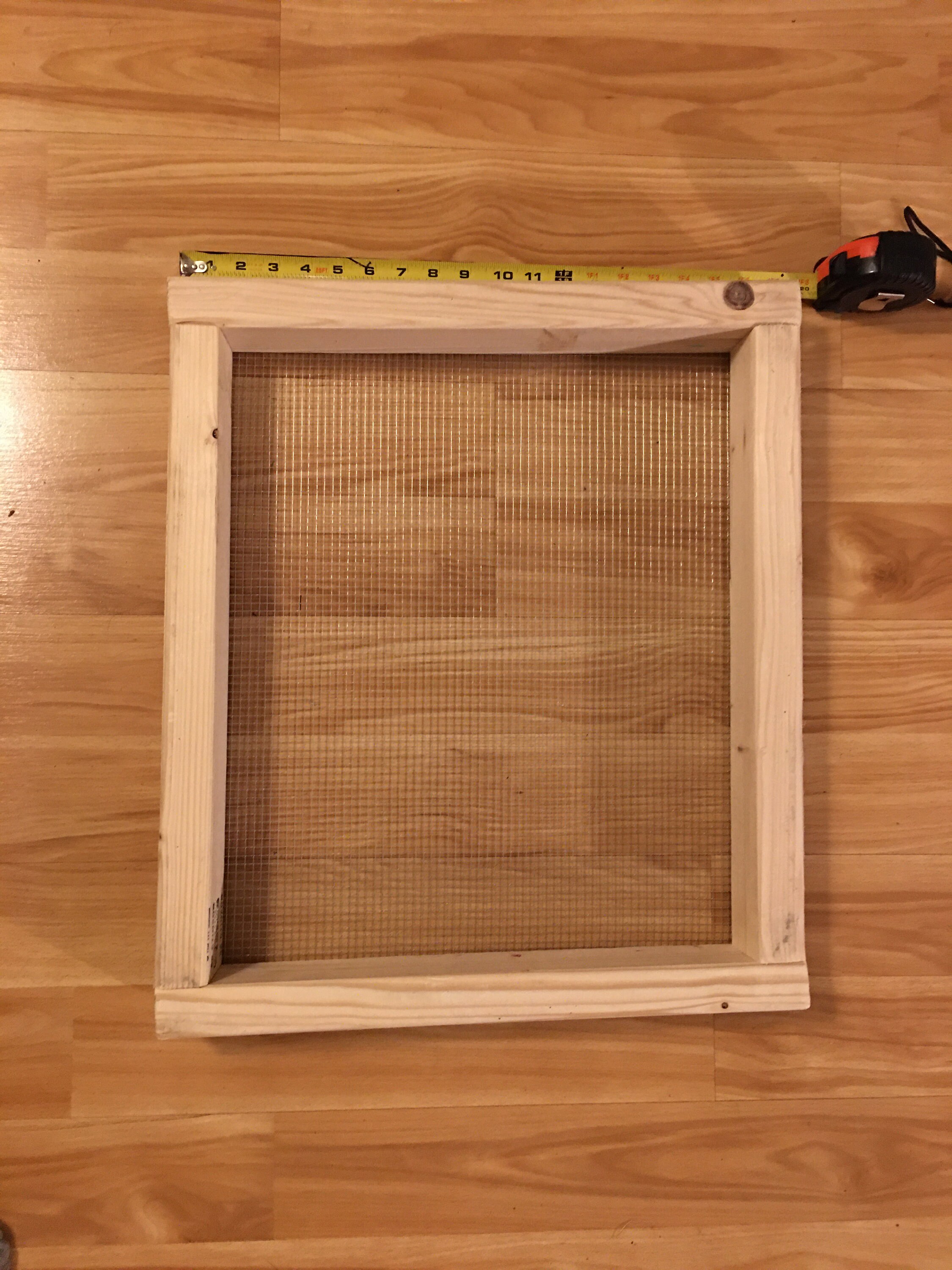 Soil Sifter/garden Compost Sifter/wood 1/4 Galvanized Mesh Wire Sifter