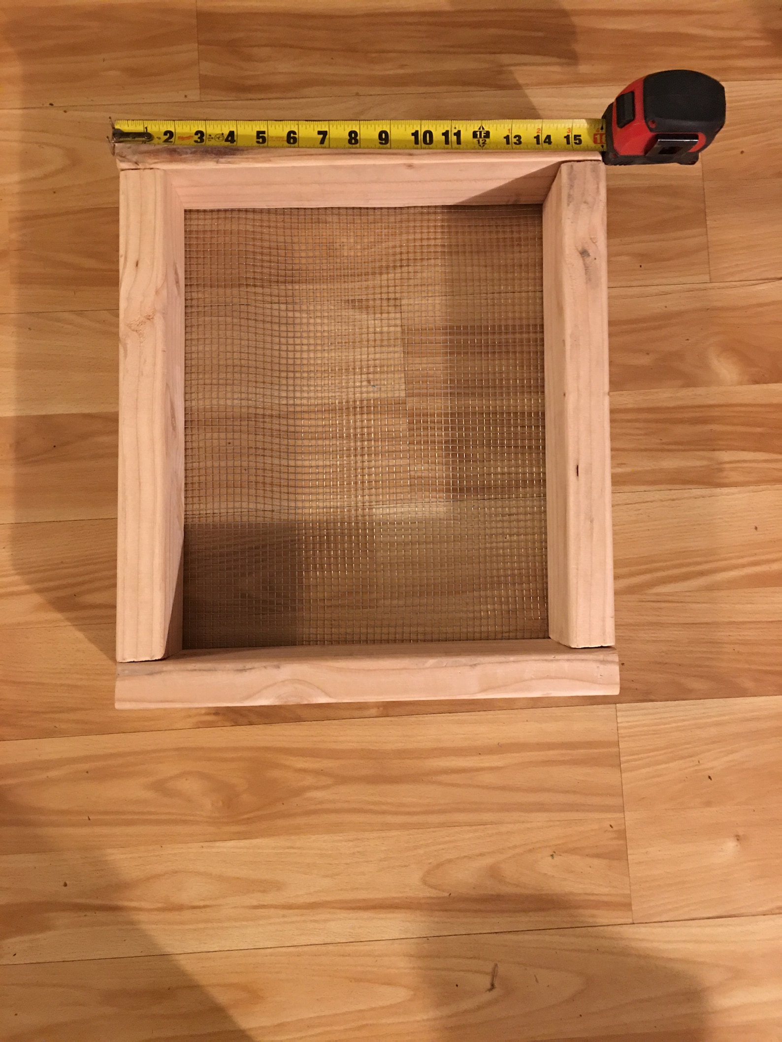 Soil Sifter/garden Compost Sifter/wood 1/4 Galvanized Mesh Wire Sifter