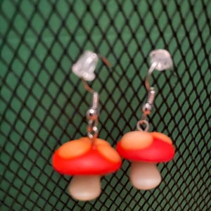 Adorable Mushroom Dangle earrings