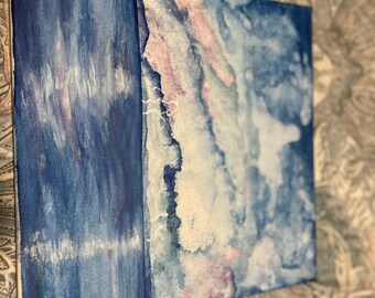 Acrylic storm painting