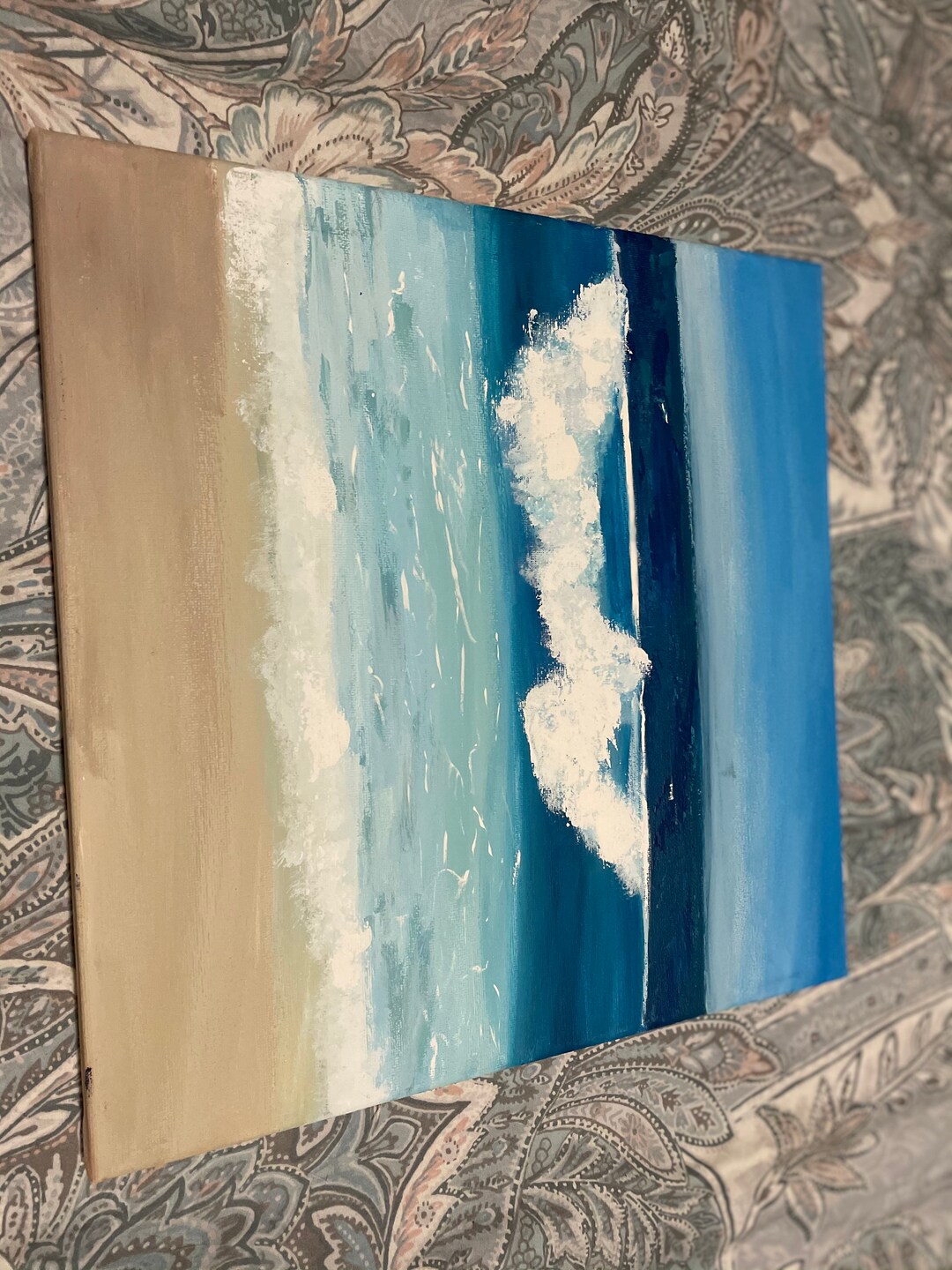 Acrylic Beach Painting Etsy