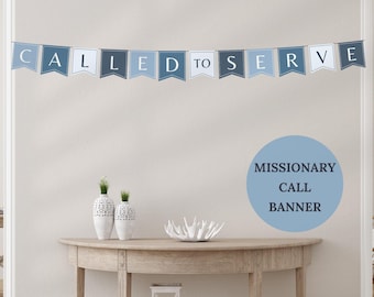 Called to Serve Printable Download | Instant Digital Download | Blue