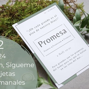 Ven, Sígueme 2024 Tarjetas Semanales | El Libro de Mormón | Descarga Digital