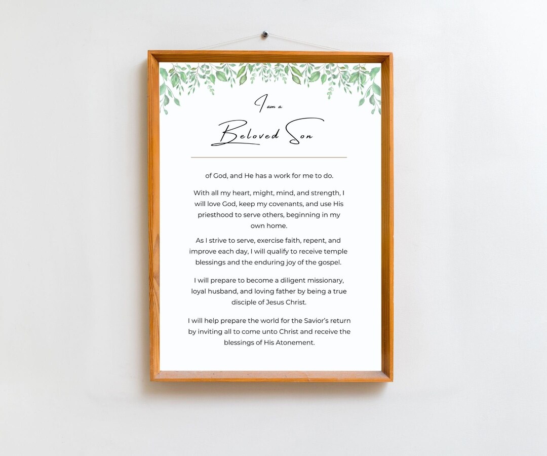 The Aaronic Priesthood Theme | LDS Printable Download - Etsy